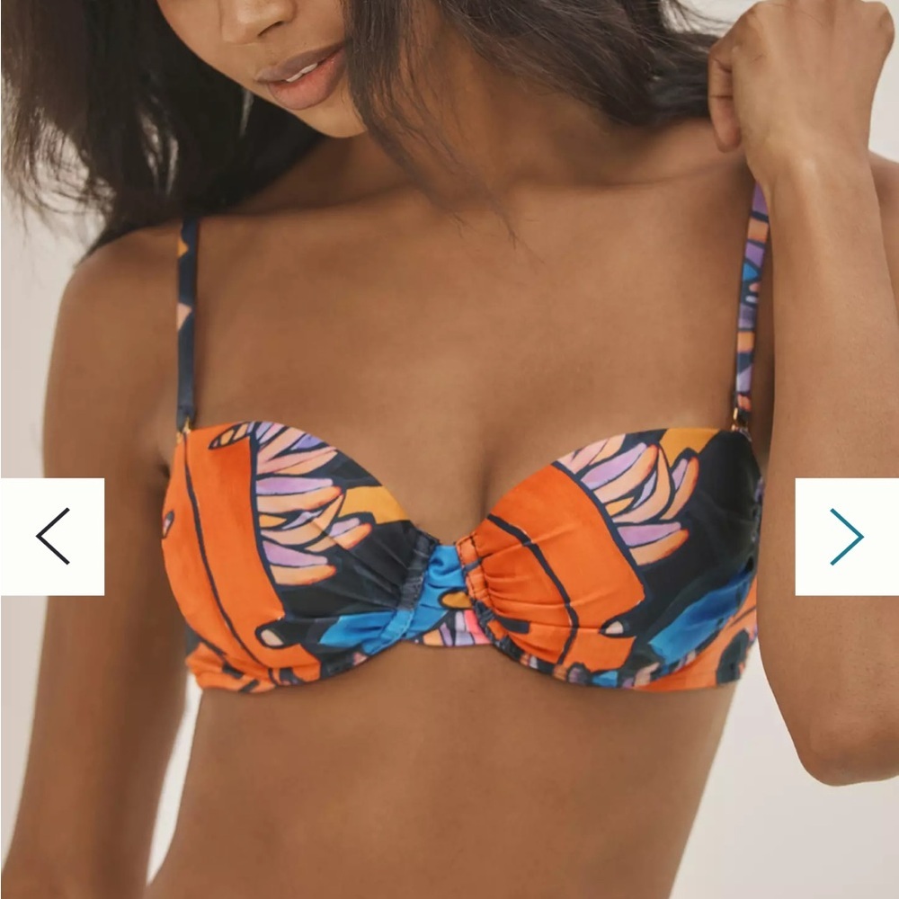 New Farm Rio Sweetheart Bikini Top removalble strap X-Small